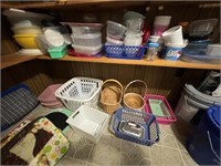 Baskets, Containers, Trays - Bottom Shelf