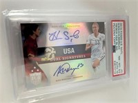 2015 Panini Alex Morgan/Hope Solo Auto /10