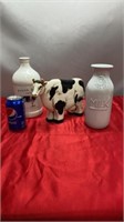Ceramic Milk Jugs & Cow Home Decor