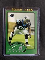 TOPPS 2002 JULIUS PEPPERS ROOKIE CARD