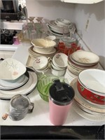 Misc Vintage Platters, Dishes and Glassware