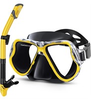 *Used* ($86) Greatever Dry Snorkel Set,Panoramic