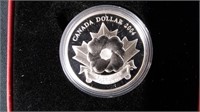 2004 Proof Silver Dollar Poppy