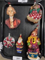 Christopher Radko Christmas Ornaments.