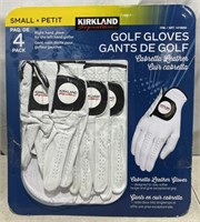 4 Pack Of Right Hand Golf Gloves Size Small