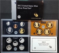 Key Date 2012 US Mint 14-Coin Silver Proof Set MIB