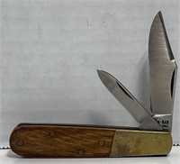 (CC) Vtg Ka-Bar Barlow Rosewood Pocket Knife,