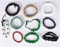 A Group of 10 Bracelets