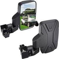KEMIMOTO No-Drilling Required Golf Cart Side Mirro