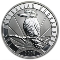 2009 Australia 1 Oz Silver Kookaburra Bu