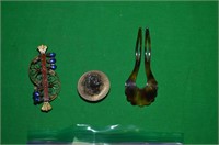 ART NOUVEAU LADIES TREASURES - BROOCHES & HAIRPIN