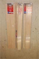 Assortment of Solid Oak 1' Lumber Sanded - New