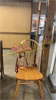 Coat Rack, Chair, Candle Holder, Table