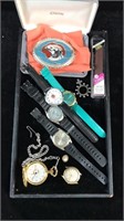 Watches , Belt Buckle, Finger Rosary, Button
