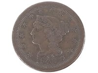 1843 Large Cent, Mature Head, Lg Letters