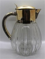 Crystal Pitcher w/ Glass Liner Insert