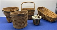 Longaberger Baskets Assorted Sizes , Styles  5