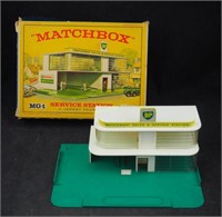Vtg Matchbox Mg-1 Service Station Bp Gas W/ Box
