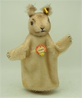 Steiff Possy Squirrel Possum Puppet Plush Toy Tags