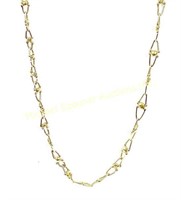 18K YELLOW GOLD CUSTOM MADE CHAIN NECKLACE