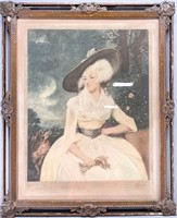 Signed Framed Print Georgiana Devonshire Duchess