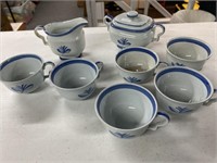 Lot of tea cups and pots made in England