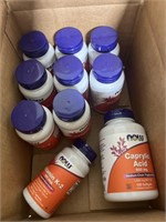 Lot of (9) Bottles of Now Vitamin K-12 and (1)