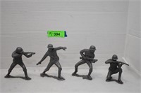 Four Vintage Large Marx Army Men