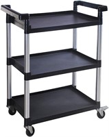 3-Shelf Utility Plastic Cart