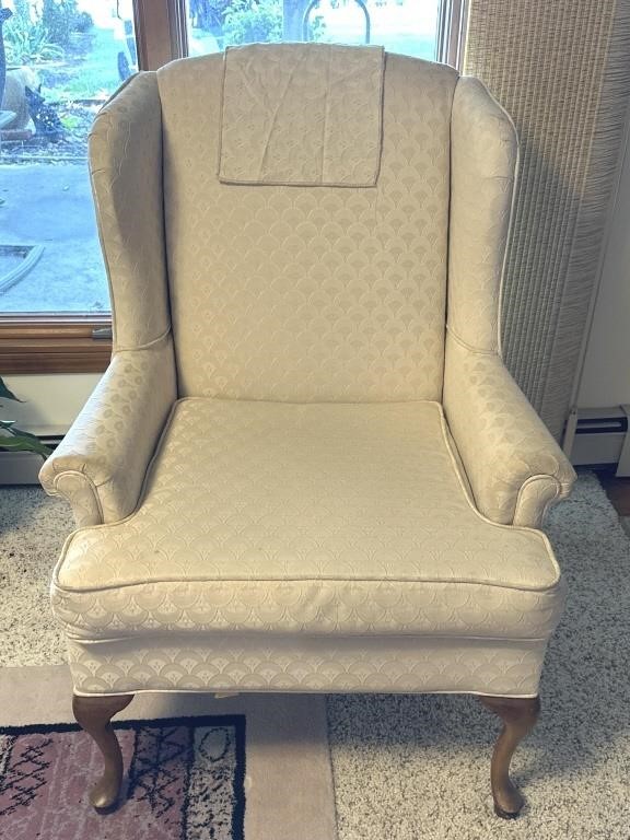 Broyhill Style Artistic Wingback Chair