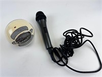 Blue Microphone & Corded Microphone