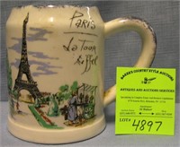 Early Paris France double sided shaving mug