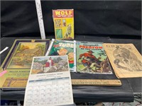 Calendars,comics and other