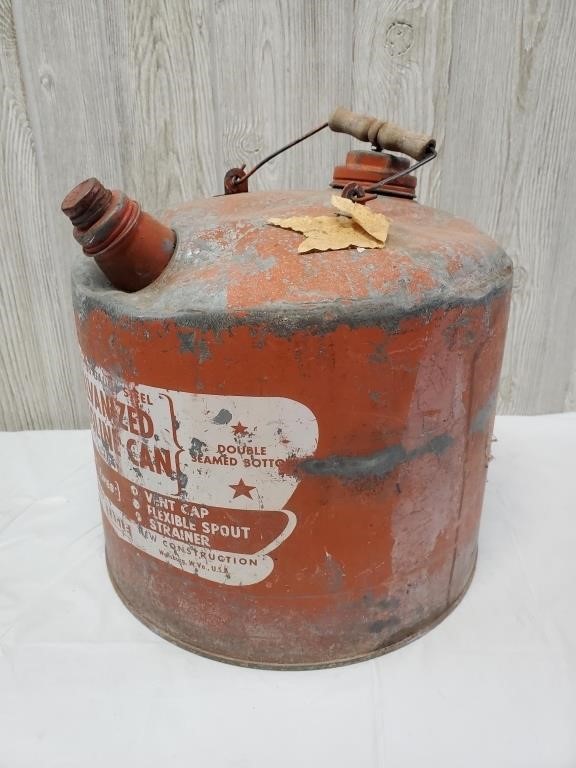 Vintage Metal Eagle Gas Can