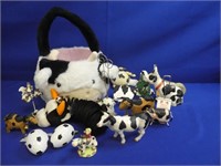 Cow Basket Filled With Treasures