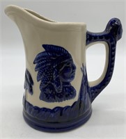 Old Sleepy Eye pottery pitcher