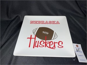 Nebraska Huskers Serving Platter