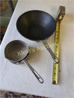Aluminum Commercial Cookware Skillet & Sauce Pan