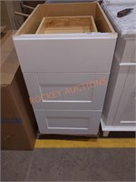 18" x 24" x34.5" base cabinet of drawers