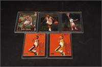 NBA 5 CARD LOT - MISC. ASSORTED