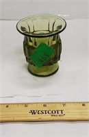 Fostoria Green Coin Glass
