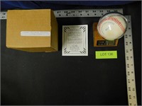 Frank Robinson Autographed Baseball With COA