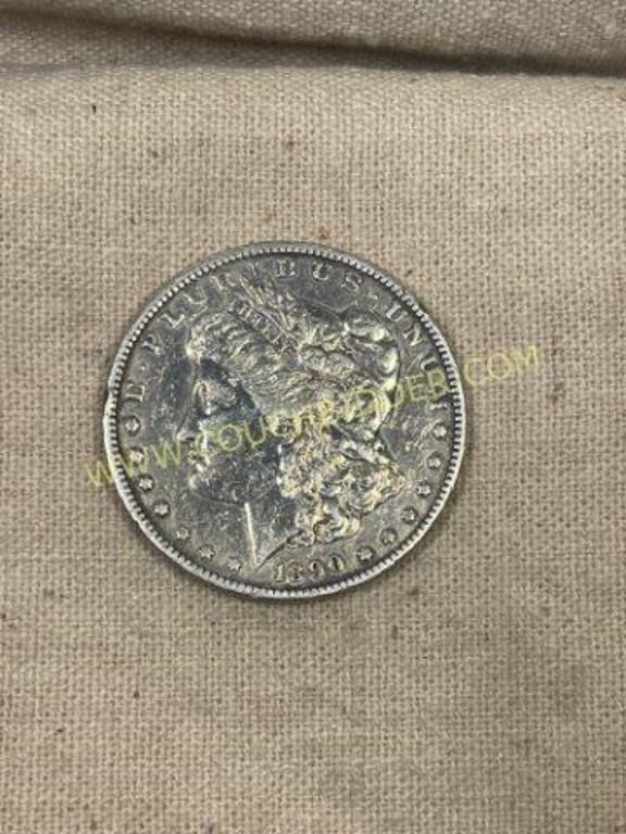 Morgan Silver Dollar 1890 S