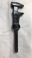Vintage adjustable wrench, display quality, 9