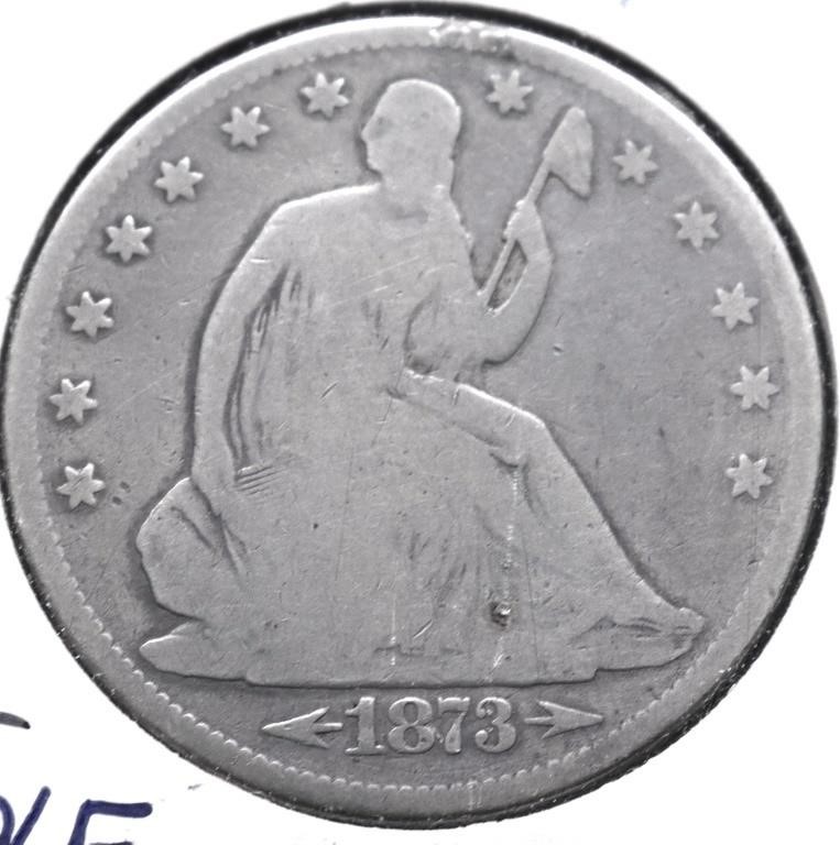 1873 HALF DOLLAR G
