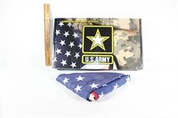US Army Retirement Flag Kit + Extra Flag