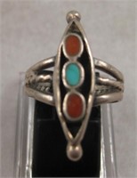 Vintage Native American Sterling Silver Ring