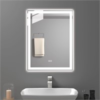 24x32 LED Bathroom Mirror with Lights  Anti-Fog