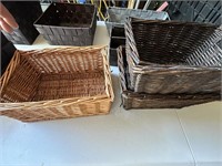 Three Wicker Baskets