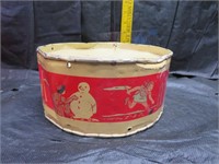 Vintage Tin Drum (with dents)